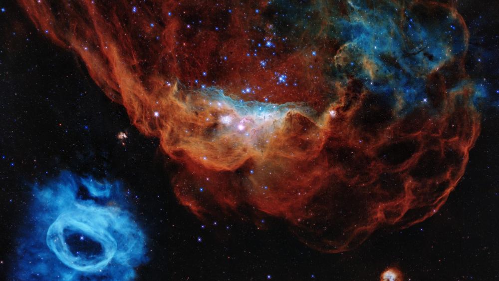 Tapestry of Blazing Starbirth: Cosmic Reef (NGC 2014 & NGC 2020) wallpaper