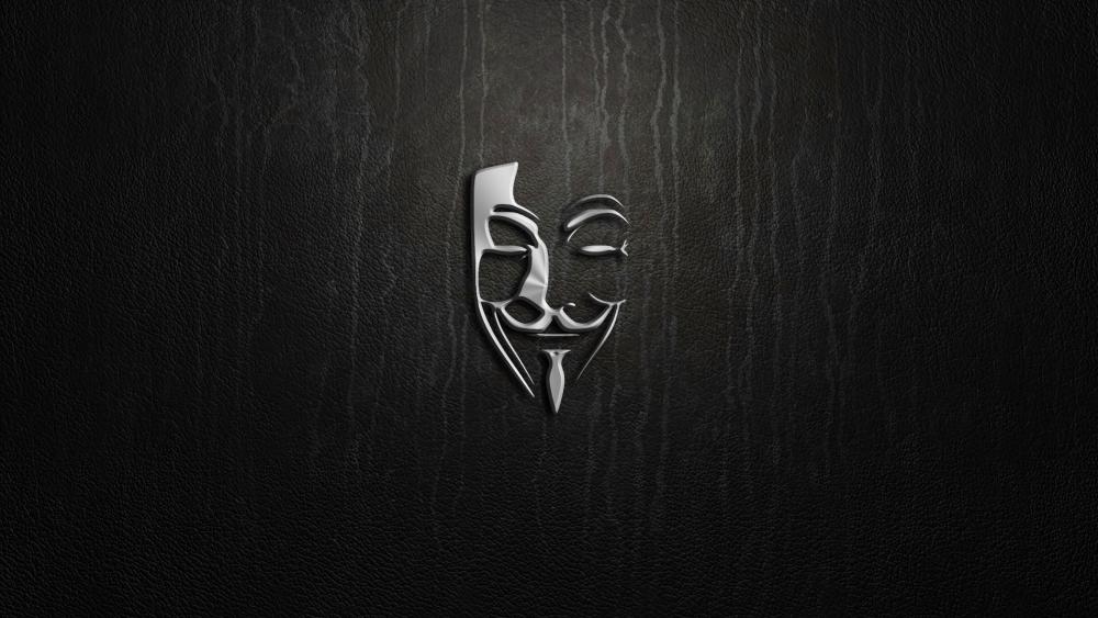 Shadows of Anonymity: A Mysterious Emblem wallpaper
