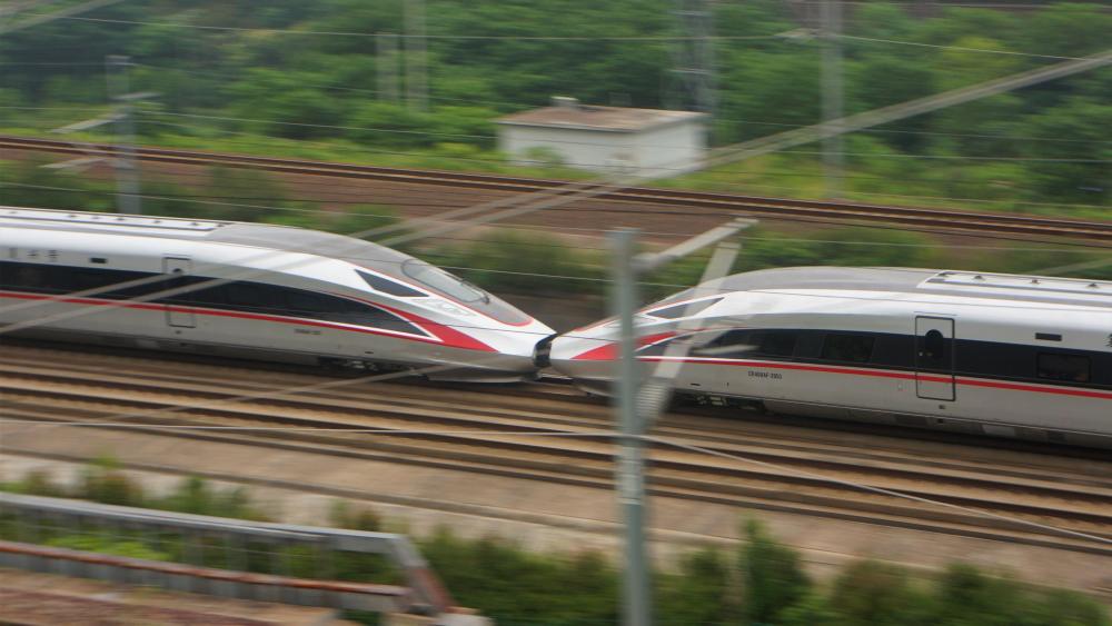 High-Speed Railway Coupling in China wallpaper