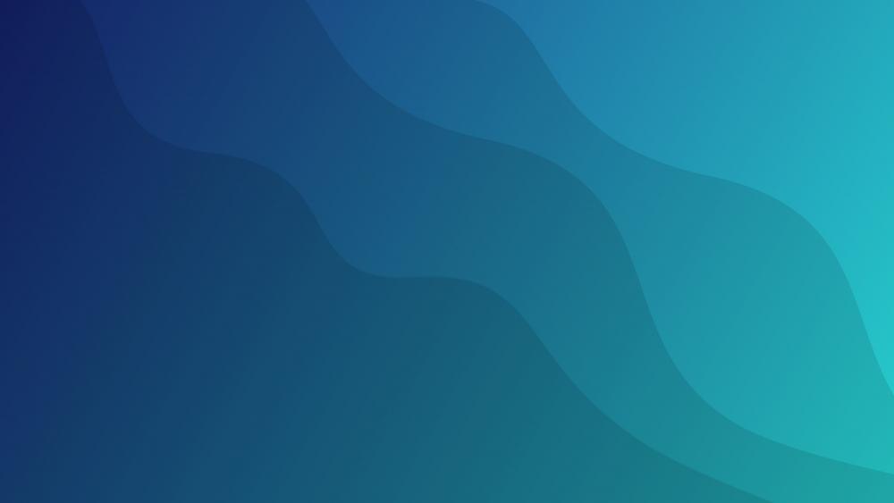 Blue waves wallpaper