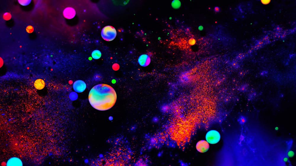 Vibrant Nebula Dreamscape wallpaper