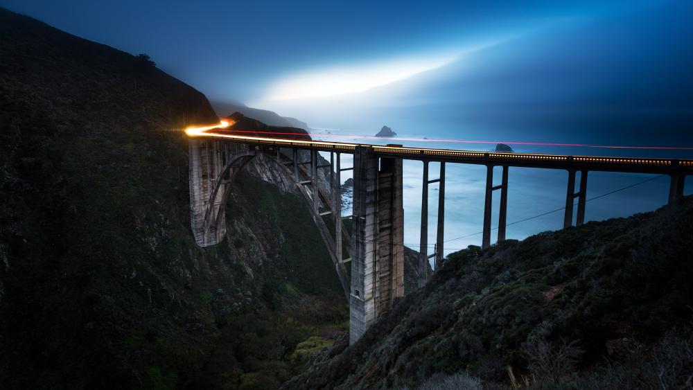 Bixby Creek Arch Bridge wallpaper