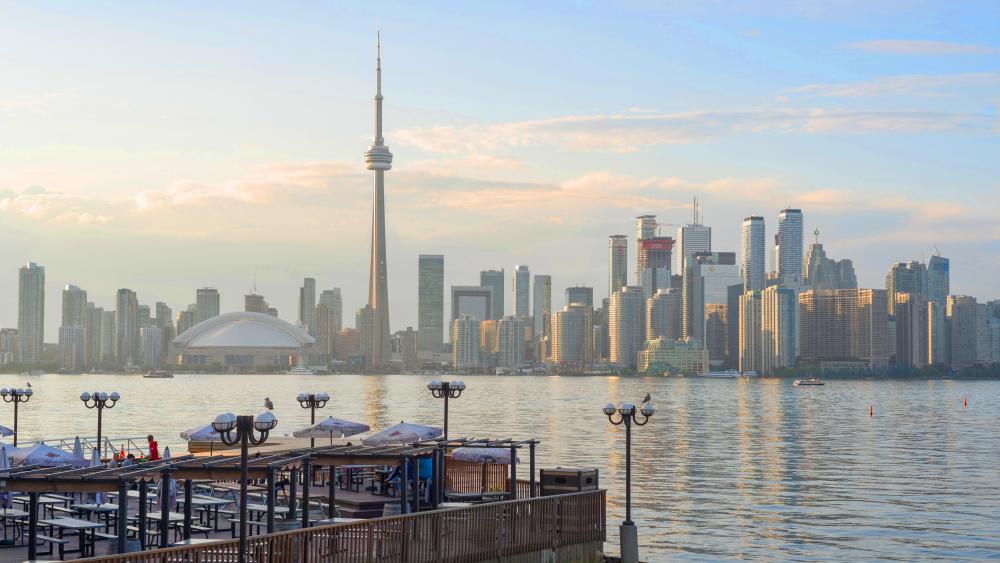 Lake Ontario & the Toronto Skyline wallpaper