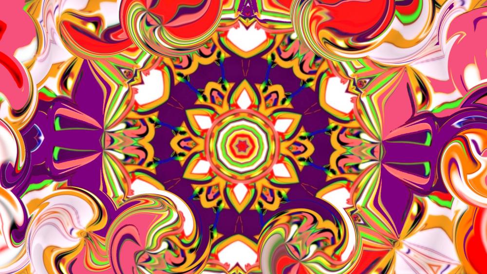 Kaleidoscope effect wallpaper