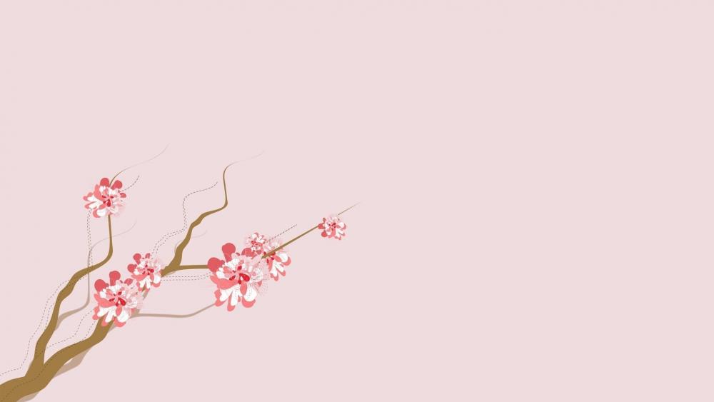 Cherry Blossom Background wallpaper