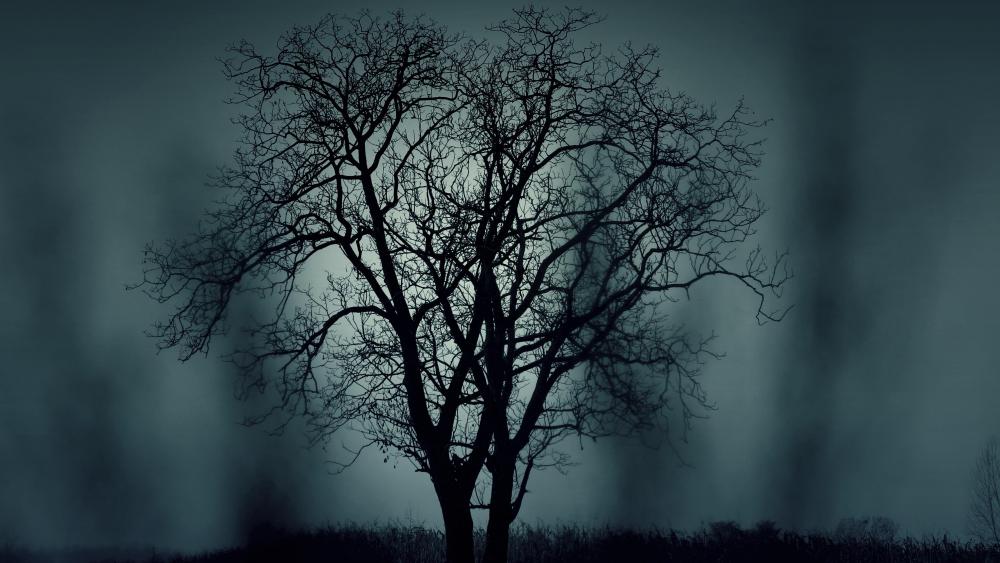 Mysterious tree wallpaper