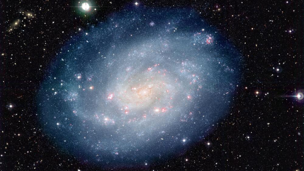 Spiral galaxy NGC 300 wallpaper