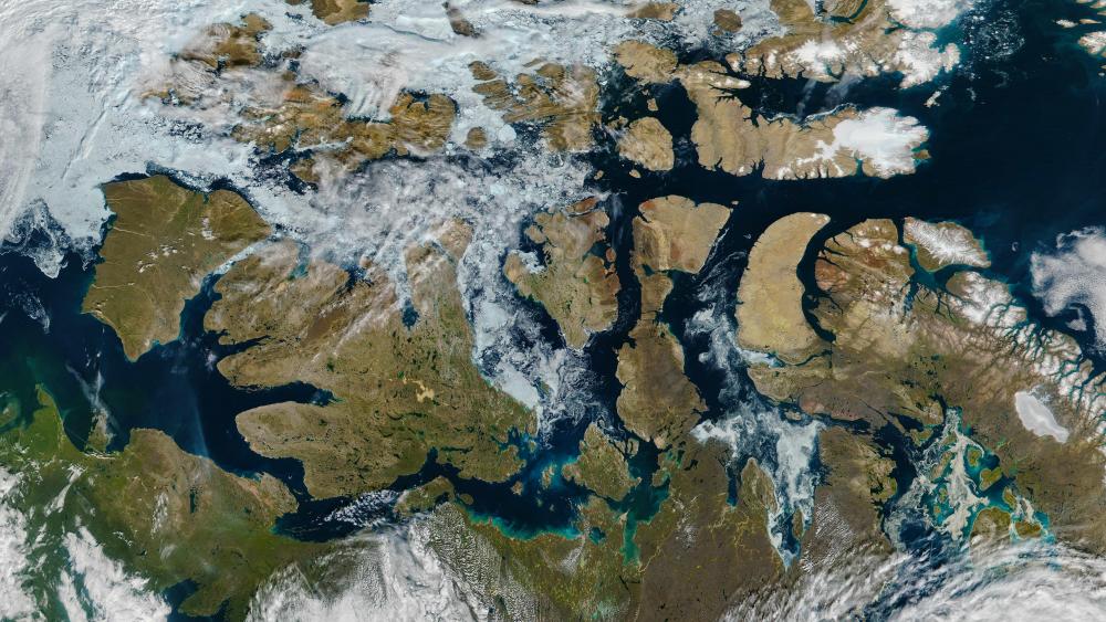A Nearly Ice-Free Northwest Passage wallpaper