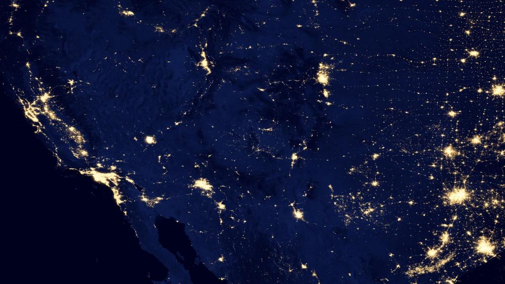 Night Lights of the American Southwest v2012 wallpaper