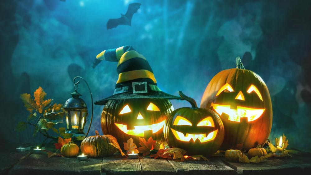 Spooky Halloween Night Delight wallpaper
