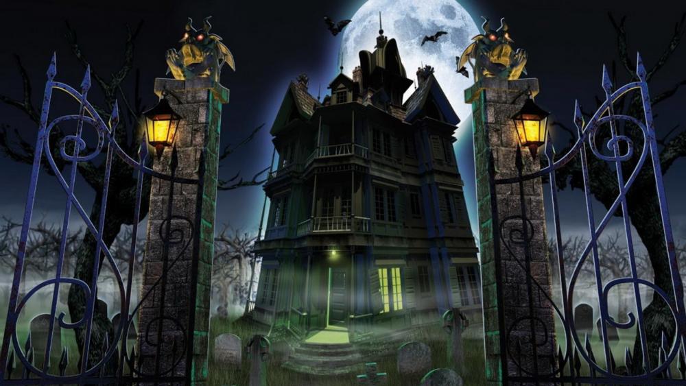 Mystical Night at the Haunted Mansion wallpaper
