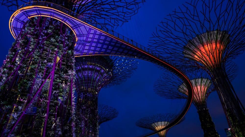 Gardens by the Bay, Singapure wallpaper