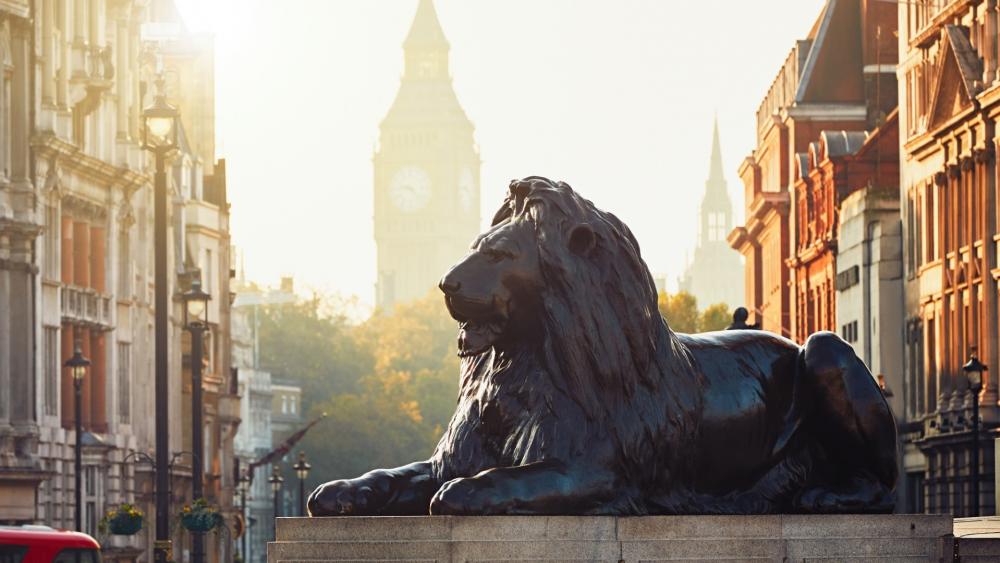 London lion wallpaper