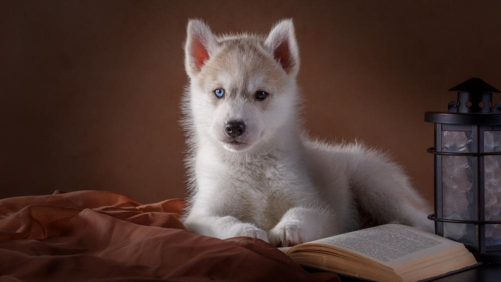 Siberian husky puppy wallpaper