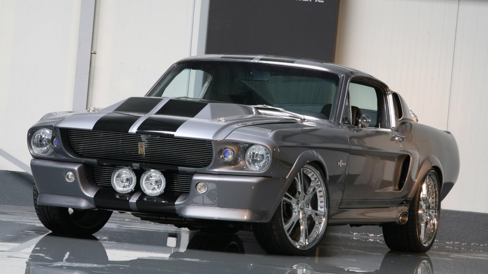 Classic Muscle Car in Sleek Design wallpaper