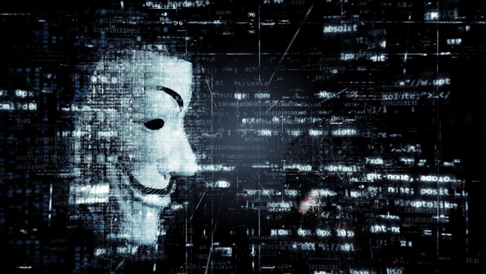 Mysterious Hacker Aura in Digital World wallpaper