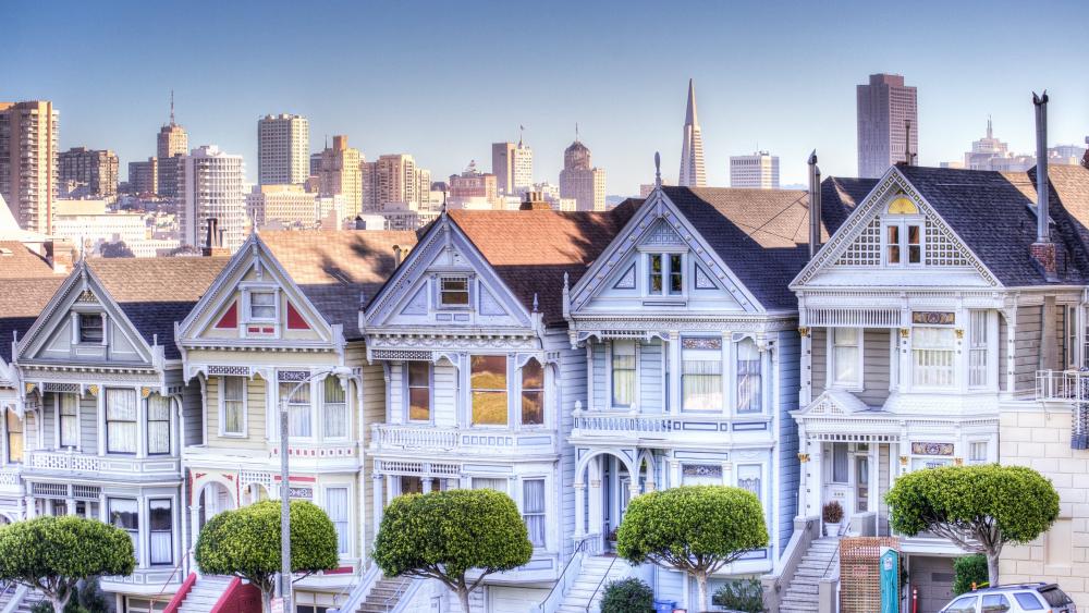 Painted Ladies wallpaper