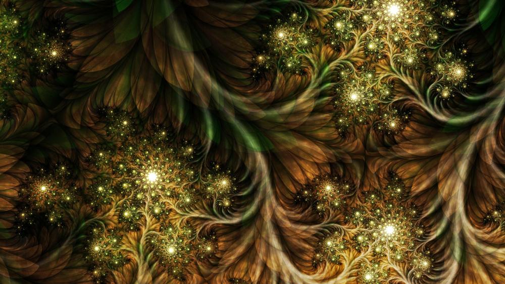 Plant fractal wallpaper