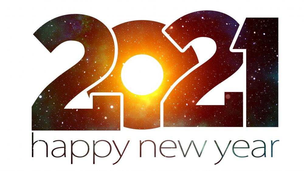 Vibrant New Year 2021 Celebration wallpaper