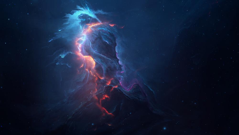 Mega nebula wallpaper