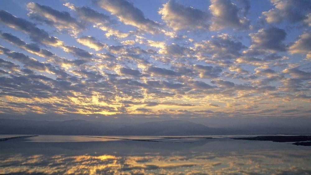 Clouds Over The Dead Sea wallpaper