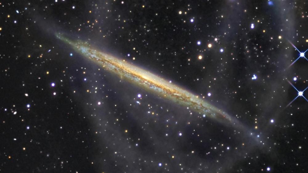 Sparkling galaxy wallpaper
