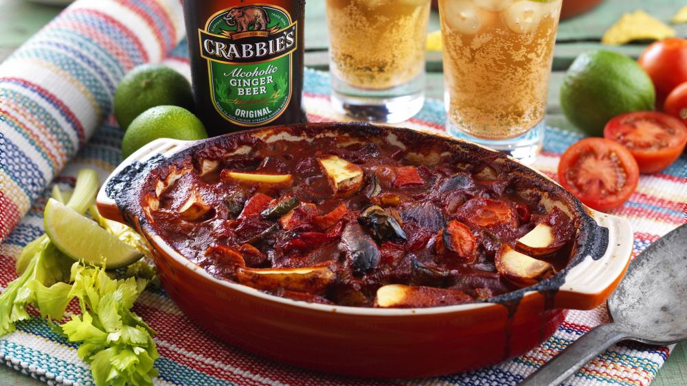 Crabbies mexican chicken and chorizo one pot wallpaper