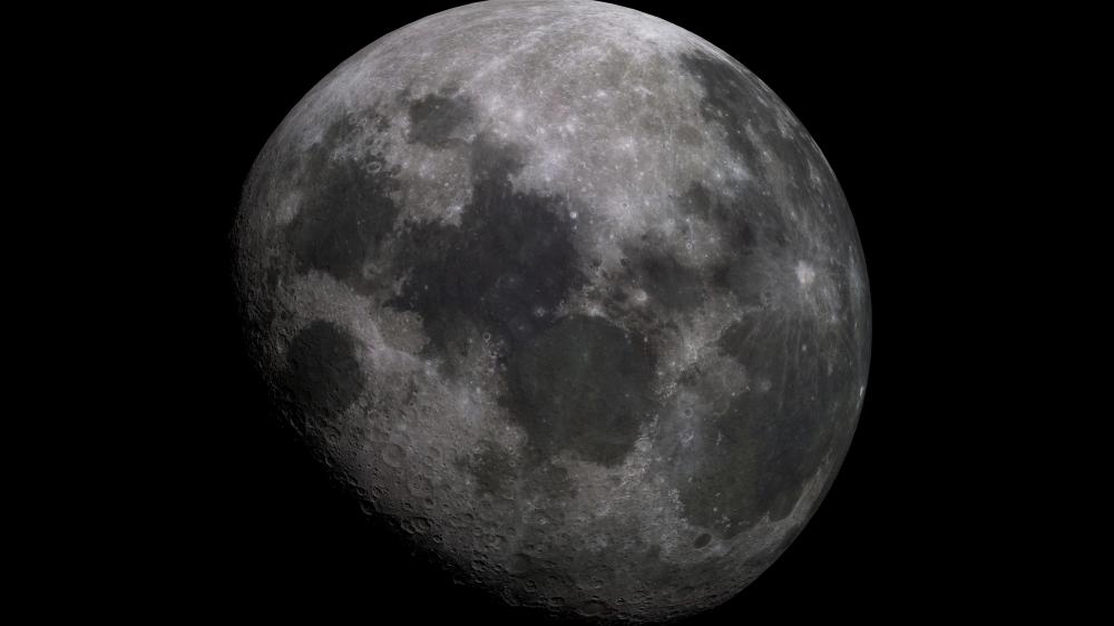 Stunning High-Resolution Moon Close-Up wallpaper
