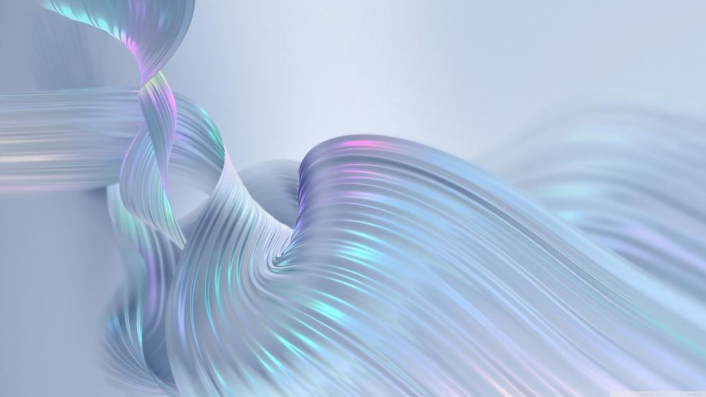 Gleaming Waves of Abstraction wallpaper
