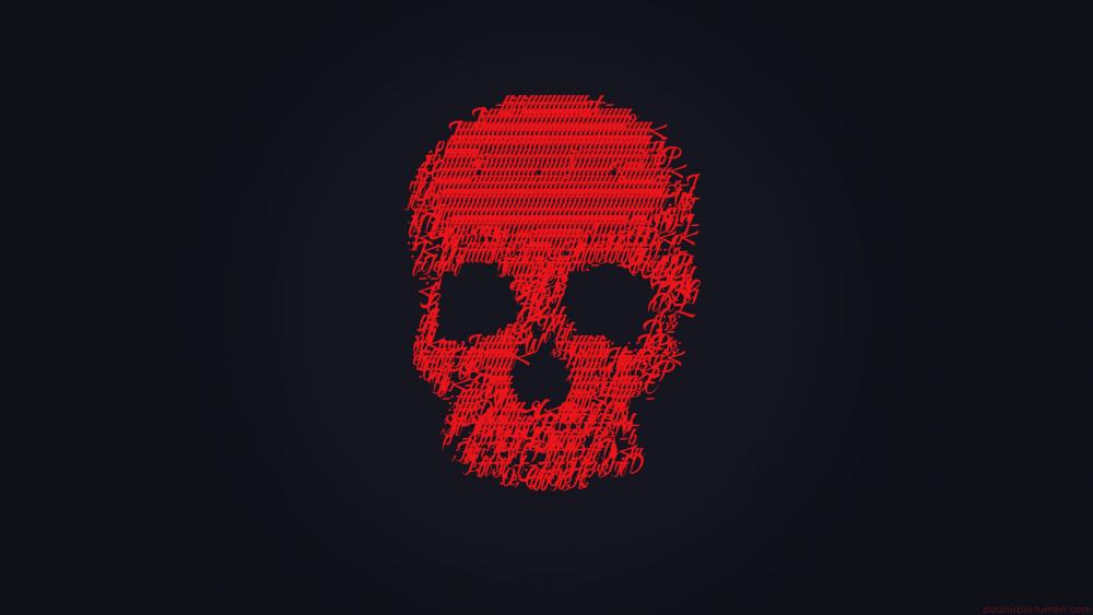 Red skull wallpaper