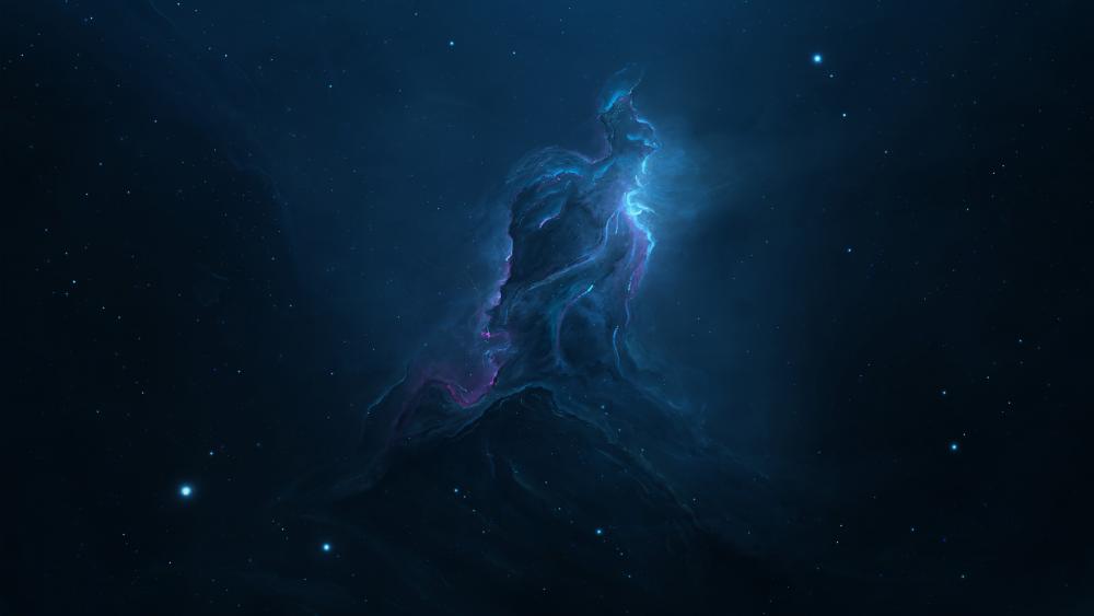 Mystical Atlantis Nebula in 8K wallpaper
