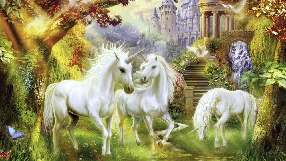 Unicorns wallpaper
