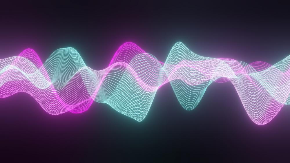 Audio Lines wallpaper