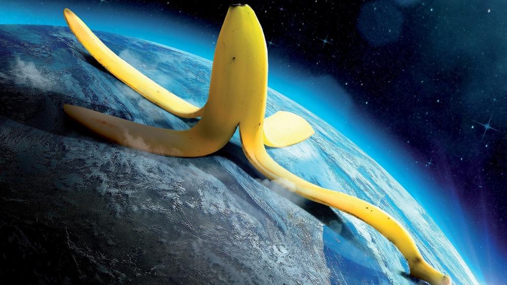 Banana peel wallpaper