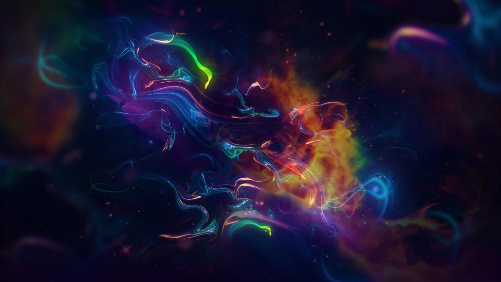 Colorful nebula wallpaper