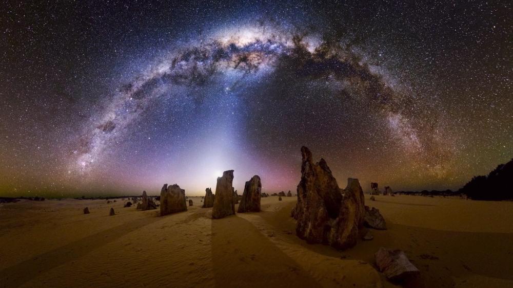 Milky Way over Western Australia wallpaper