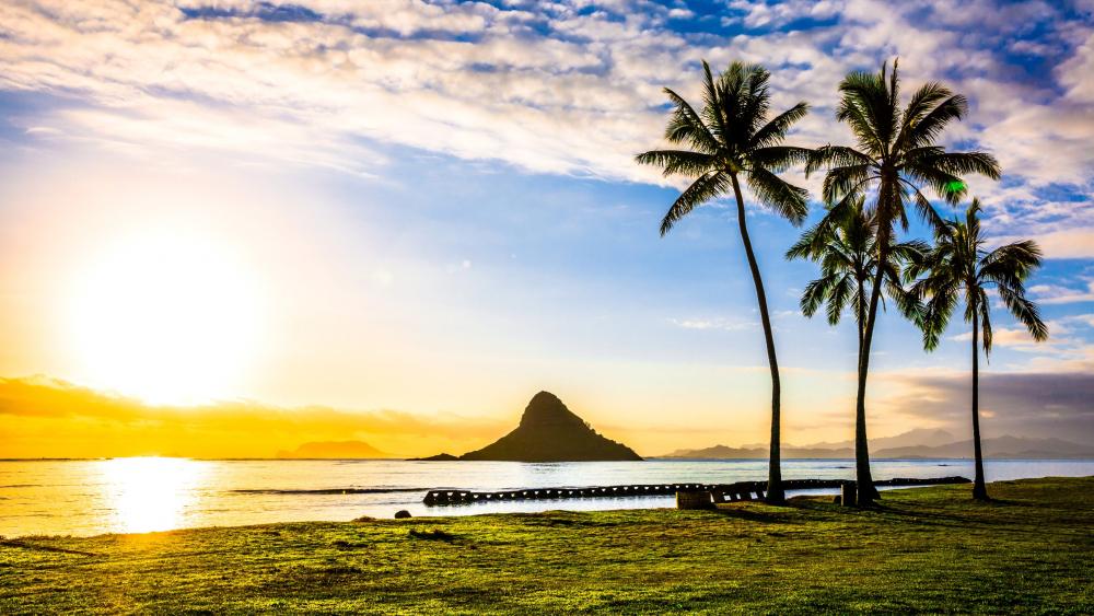 Hawaiian Sunrise wallpaper