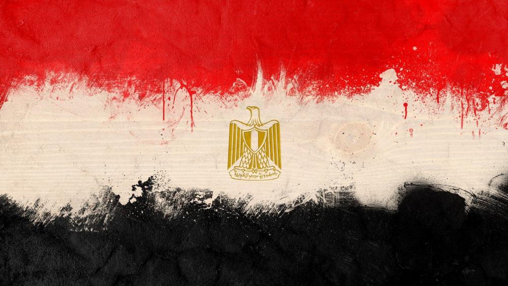 Flag of Egypt wallpaper