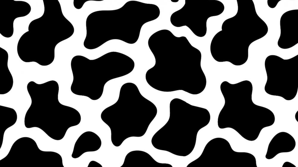 Cow print wallpaper