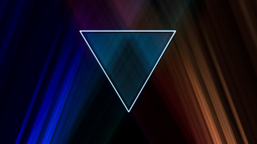 Triangle and light wallpaper