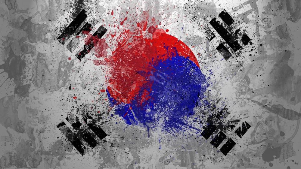 Flag South Korea wallpaper