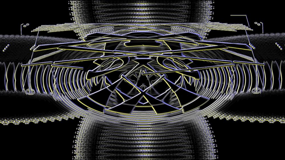 Dynamic Lines and Waves Artistry wallpaper