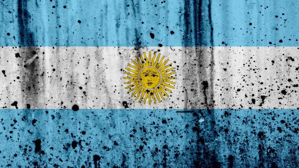 Flag Argentina wallpaper