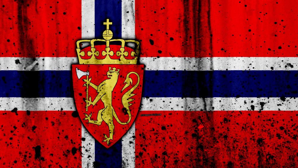 Flag Norway wallpaper