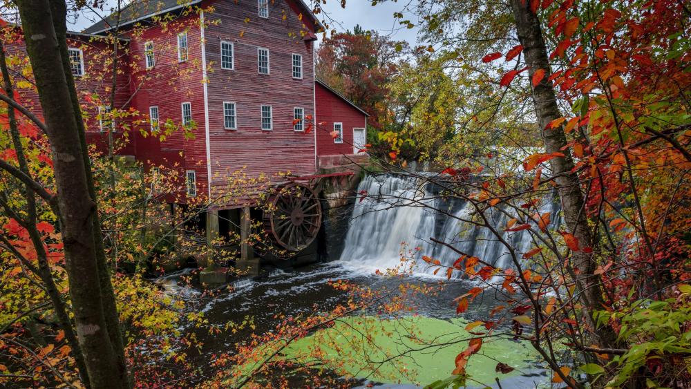 The Dells Mill and Museum wallpaper