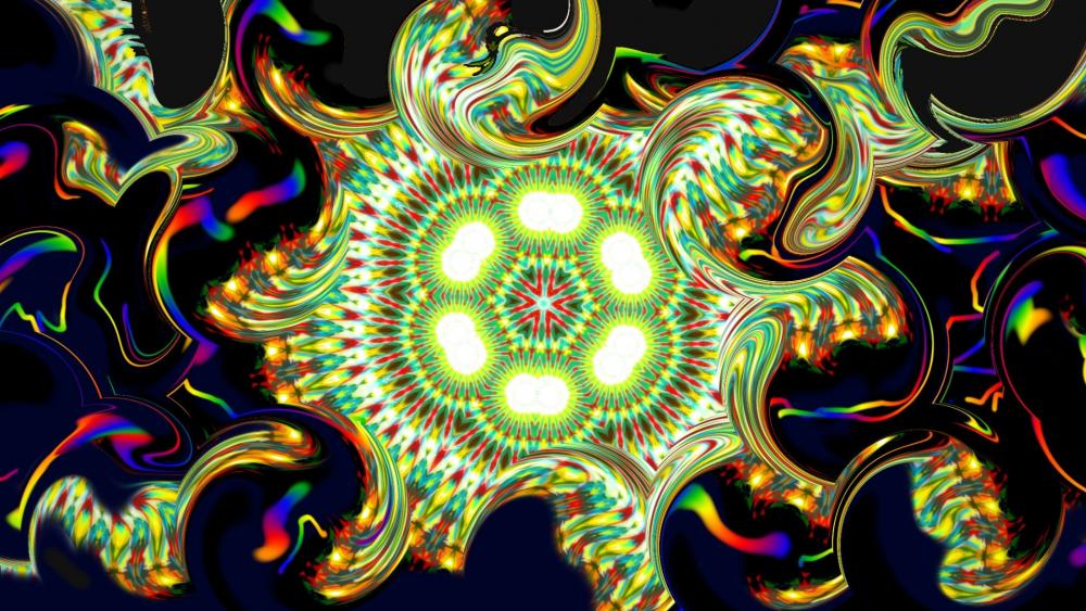 Kaleidoscope Colorful. 2021. wallpaper