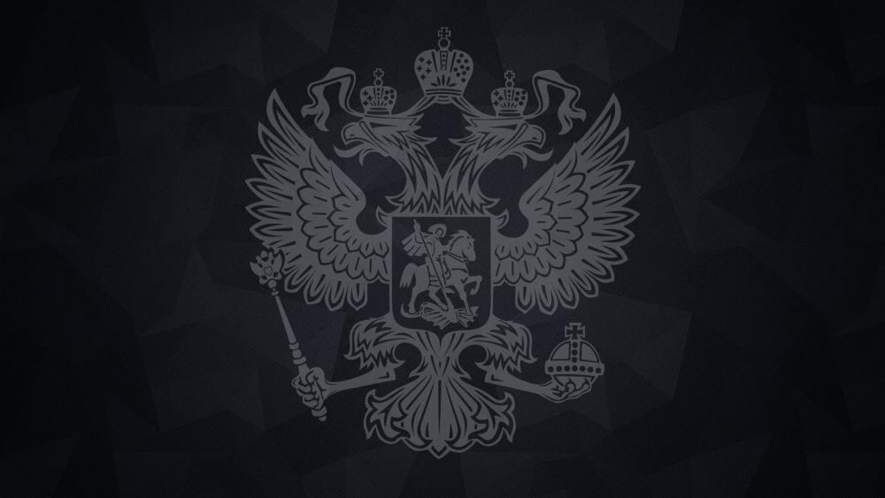 Russian Double Headed Eagle emblem wallpaper