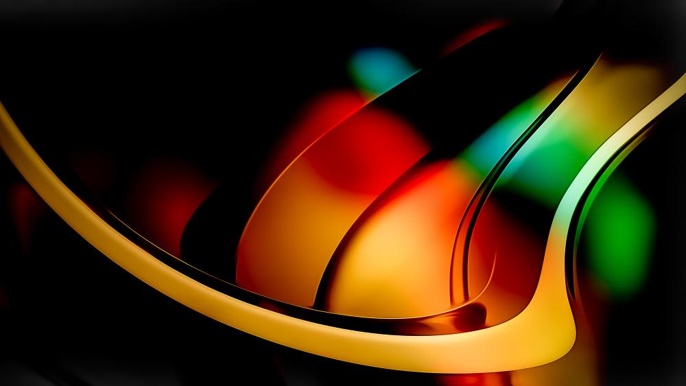 Abstract colors in light wallpaper