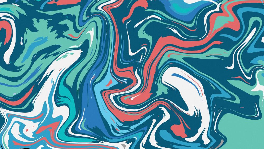 Swirling Hues of Creativity wallpaper