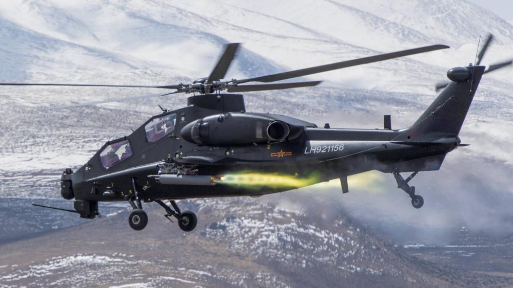 PLA WZ-10 attack helicopter wallpaper